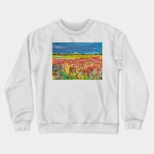 The Field Before The Thunderstorm Crewneck Sweatshirt